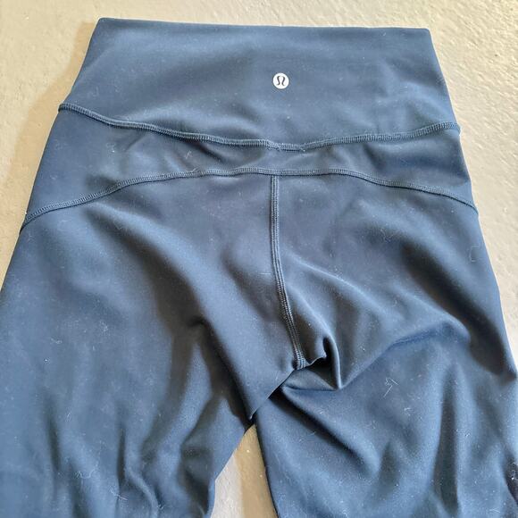 Lululemon in Movement 7/8 Tights Nocturnal Teal Blue Leggings size 6 - Picture 4 of 16